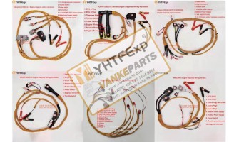 Caterpillar Komatsu Volvo Kobelco Hitachi Engine Start Testing Wiring Harness