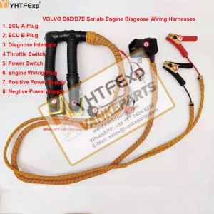 Volvo Excavator D6E D7E Engine Start Test Diagnosis Wiring Harness High Quality
