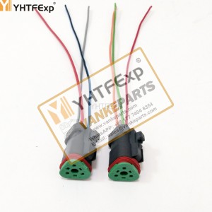 Caterpillar Excavator 320C Sensor Connector Male And Female Option High Quality