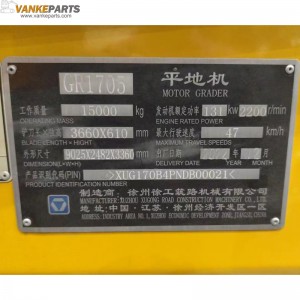 Vankeparts XCMG Grader GR1705 Cab  Wiring Harness High Quality