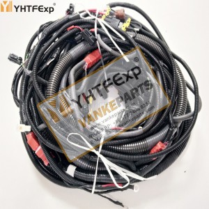 Vankeparts Case Excavator 240B External Main Wiring Harness High Quality Part No.: Khr12930