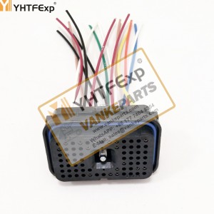 Vankeparts Caterpillar Excavator 330D Engine Computer Board Power Plug Wirng Harness High Quality Part No.:160-7689 1607689