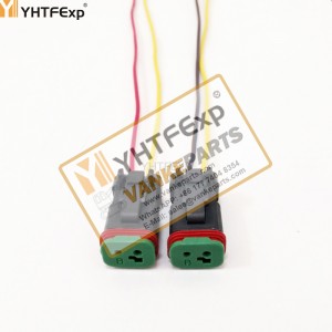 Vankeparts Caterpillar Excavator 320C Solenoid Valve Connector High Quality