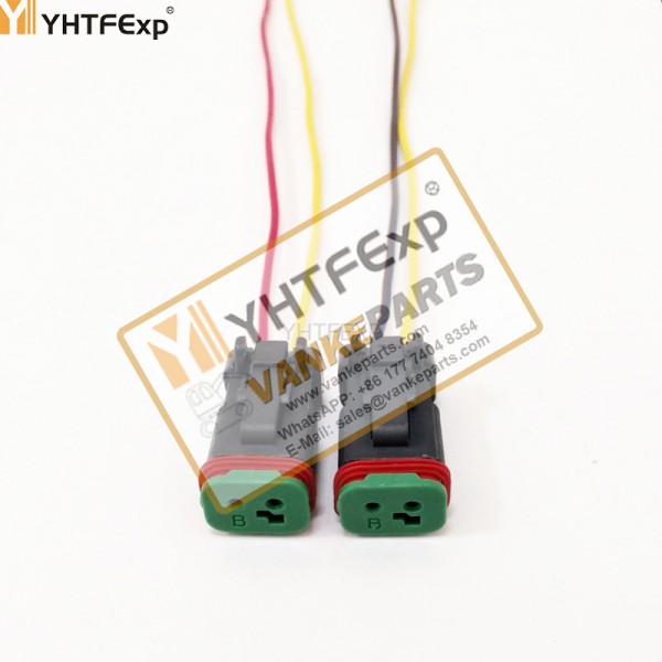 Vankeparts Caterpillar Excavator 320C Solenoid Valve Connector High Quality