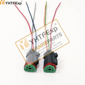 Vankeparts Caterpillar Excavator 320C Sensor Connector Male And Female Option High Quality