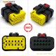 Excavator Injector Harness Waterproof Plug 12 Pin PN:776533 Excavator Injector Harness Waterproof Plug 12 Pin PN:776533