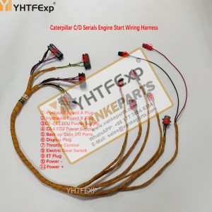 Caterpillar C-D Serials Engine Start Test Diagnosis  Wiring Harness