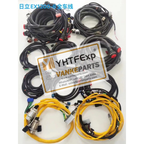 Vankeparts Hitachi Excavator EX1200-6 EX1900-5 EX3600-6 Whole Vehicle Complete Wiring Harness High Quality Vankeparts Hitachi Excavator EX1200-6 EX1900-5 EX3600-6 Whole Vehicle Complete Wiring Harness High Quality