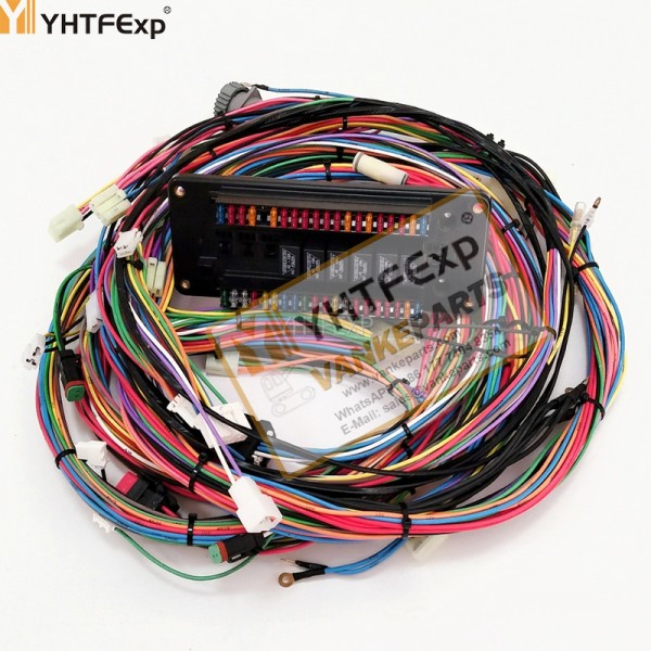 Vankeparts Caterpillar Excavator 320D2 Fuse Box Wiring Harnesses C7.1 Engine High Quality PN.:539-5841 5395841