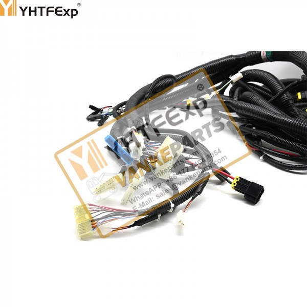 Komatsu Excavator PC120-6/PC200-6 Exterior Wiring Harnesses 6D102 Engine PC-6 Serial Big Head Machine Compatible 